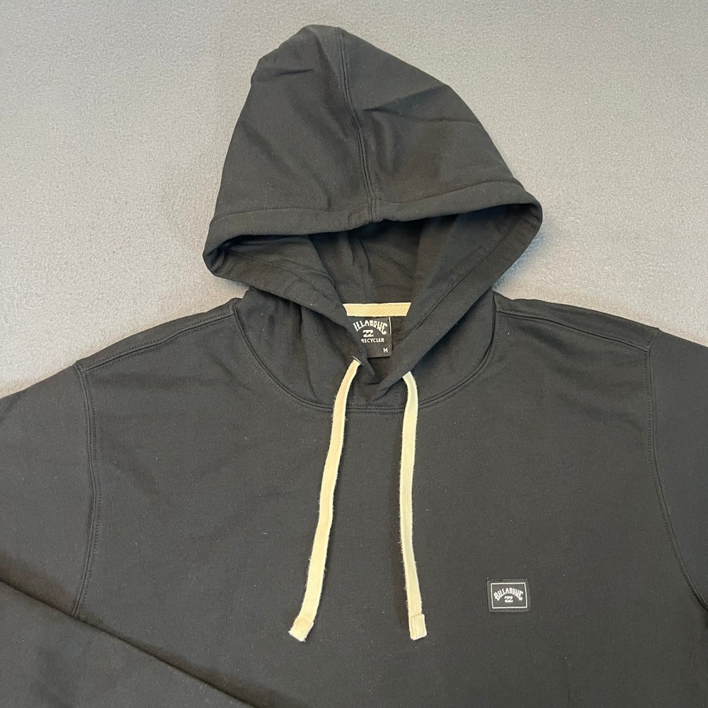 Billabong All Day PO Hoodie Mens Medium Black Recycler Sweatshirt ABYFT00336 NWT - Picture 2 of 9